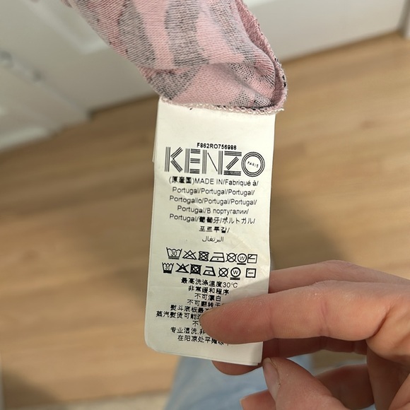 Kenzo Paris Leopard Print T-Shirt Dress - Picture 4 of 5